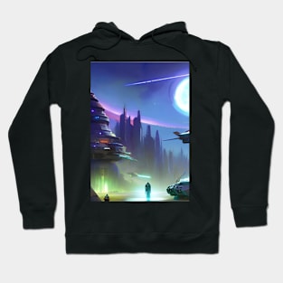 NEW ARRIVALS AT THE TELEPORT STATION Hoodie